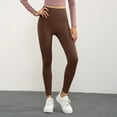 thumbnail image 2 of WBQ Women Cozy Velour Legging High Waist Buttery Soft Warm Velvet Stretch Seamless Yoga Pant, 2 of 4