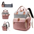 thumbnail image 1 of Bolsa de pañales Lamroro 3 en 1 con cambiador impermeable, 1 of 7