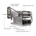 thumbnail image 2 of Amdohai Mini Grinding Polishing Machine Forward Reverse Turning Belt Machine Table Sand Belt Machine Double Adjusting Belt Wheel DIY Sand Belt Machine Stainless Steel Aluminum Metal Utility Grinding, 2 of 7