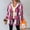 Hot Pink christmas women jacket a1, variant on Women Winter Plaid Fleece Hooded Long Sleeve Jackets Casual Loose Blazers Warm Outwear Coats for Fall Holiday Travel Clothes, Gray 2XL