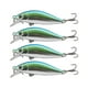 thumbnail image 3 of 4 señuelos de pesca Swimbaits de hundimiento lento, crankbait biónico, señuelo duro para lucioperca Azul verde, 3 of 9