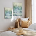 thumbnail image 2 of WFSposter Animal Wall Art Abstract Painting for Decor Rustic Yellow Blue Heron Bird Canvas Artwork Bedroom Living Room Office Wall, 2 of 7