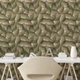 thumbnail image 2 of Ambesonne, Leaves Greenery Peel & Stick Wallpaper for Home, Nature Leafy Print, 13"x100", Khaki Peacock Green, 2 of 5