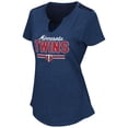 thumbnail image 2 of Women's Majestic Navy Minnesota Twins Plus Size Switch Hitter T-Shirt, 2 of 3