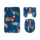 thumbnail image 1 of ABPHQTO Lindo gato en calcetín de Navidad Juego de alfombras de baño de 3 piezas Alfombra de baño Alfombra de contorno y tapa de inodoro, 1 of 2