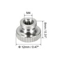 thumbnail image 3 of Unique Bargains Knurled Thumb Nuts - M4 Round Knobs with  304 Stainless Steel 6Pcs, 3 of 3