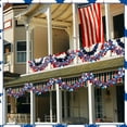 thumbnail image 7 of EUDIDV Patriotic Decor July Patriotics Garland Red White Blue Foil Garland Shiny Hanging Decorations For Independence Day Memorial Day Celebration Party Decorations Party Supplies​, 7 of 7