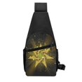 thumbnail image 6 of TEQUAN Crossbody Bag Chest Pack, Shining Gold Star Firework Pattern Sling Bags Adults Shoulder Backpacks, 6 of 6
