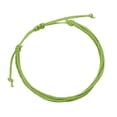thumbnail image 1 of Qarigey trenzada de cordón de cera, joyería estética Multicolor ajustable, pulseras bohemias enceradas, cuerda de mano, playa Universal para Ropa, zapatos y accesorios Miscelánea Verde Qarigey AP010276-06, 1 of 1