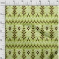 thumbnail image 2 of oneOone Tissu Polyester Lycra Chevron & Tourbillon Imprimé Ikat Tissu BTY 56 Pouces de Large, 2 of 4