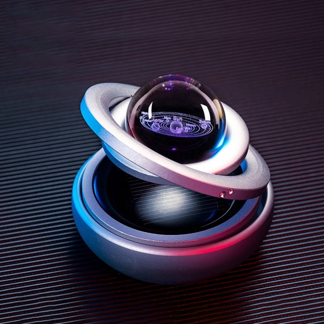 Colgante de Perfume para coche, diseño de galaxia, fragancia de larga duración, energía Solar, difusor giratorio de aromaterapia para coche, regalos Galactics