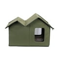 thumbnail image 4 of Waterproof Cat House Collapsible Pets Cave Bed Kitten Warm RestBed Dog Habitat Shelter Four Season Dog Kennel Pet Supply, 4 of 20