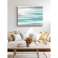 thumbnail image 4 of Turquoise Gray White Wall Art for Living Room,Canvas Picture Wall Decor for Bathroom Bedroom,Country Abstract Ombre Mottled Painting Artwork for Office Kitchen Hallway Dining Room Home Decor 24"x32", 4 of 8