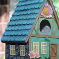 thumbnail image 5 of JIhuahe Bird House for Hummingbirds Sparrows and Swallows, Distressed Resin Design for Outside, Hanging Patio Garden Decor, Pet Cottage Style Wildlife Accessory,As shown, 5 of 5