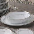 thumbnail image 4 of Noritake Crestwood Platinum Oval Vegetable Serving Platter, 4 of 7