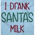 thumbnail image 2 of Funny Christmas I Drank Santa Milk Romper Boys or Girls Infant Baby Brisco Brands 12M, 2 of 6