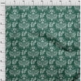 thumbnail image 4 of oneOone Polyester Spandex Green Fabric Block Craft Projects Decor Fabric Printed By The Yard 56 Inch Wide-VE, 4 of 6