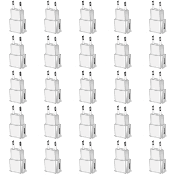Adaptador Enchufe La UE Del Cargador Carga Rápida Pared Los Cargadores USB 1A 2A