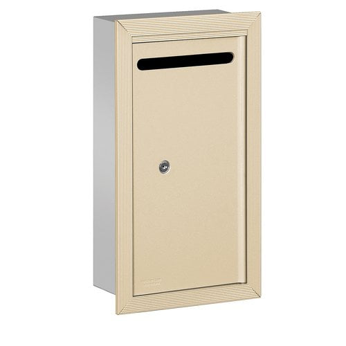 Letter Box (Includes Commercial Lock) - Slim - Recessed Mounted - Sandstone - Private Access