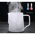 thumbnail image 3 of Pichet à Mousser le Lait en Verre Durable avec Poignée Bec Unique, 17.6oz Pichet à Crème pour Machine à Expresso, 3 of 7