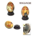 thumbnail image 2 of Toulouse Hand Painted Reuge Musical Egg, Beautiful - Minuet (Mozart), 2 of 2