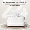 thumbnail image 4 of Homelife Wipes Warmer with Stainless Steel Top Heating 3 Adjustable Levels Indicator Light Constant Temperature Baby Wet Wipes Dispenser for Large Wipes Holds 80 Wipes Baby Care Essential, 4 of 13