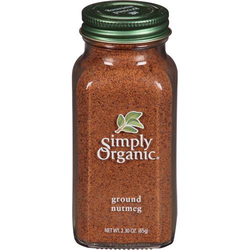 Simply Organic Ground Nutmeg, 2.3 oz, (Pack of 6)