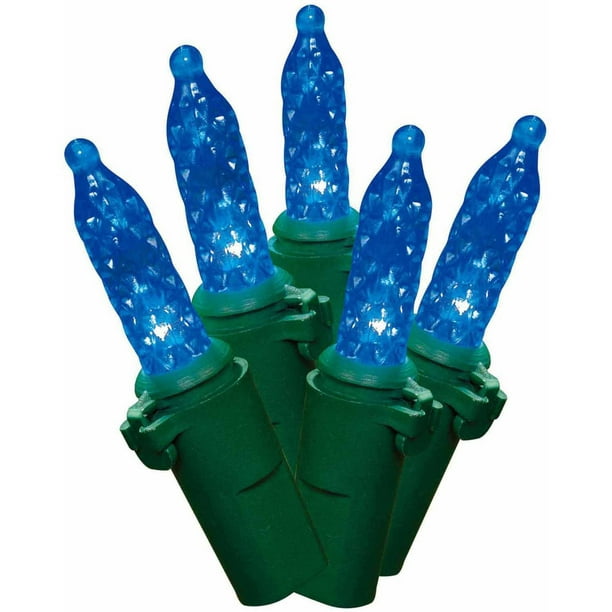 Holiday Time LED Lite Lock M5 Christmas Lights Blue, 225 Count ...