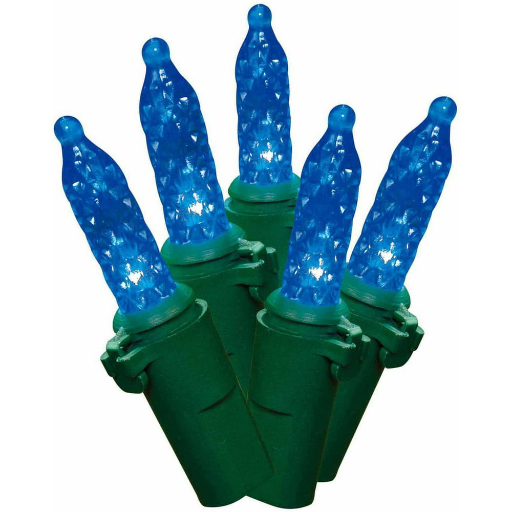 Holiday Time LED Lite Lock M5 Christmas Lights Blue, 225 Count