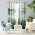 thumbnail image 5 of Foggy Forest Curtains for Bedroom 42x84inch Natural Landscape Window Curtain Green Mist Mountain Blackout Curtains Insulated Room Darkening Window Drapes for Living Room 2 Panels, 5 of 8