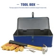 thumbnail image 2 of OULII Portable Steel Tool Box Tool Organizer Iron For Home Use 1Pack, 2 of 7