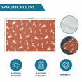 thumbnail image 6 of Burnt Orange Spring Easter Placemats Set of 4, Cute Bunny Botanical Placemats for Dining Table, Place Mats for Kitchen Tabletop, Waterproof Wipeable Dining Table Mats Set, 6 of 9