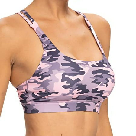 

FREE SHIPPING-camisole Women s Tops Strappy Crisscross Adjustable Wirefree Padded Yoga Tank Sports Bra nightgowns for women lingerie valentines day birthday gifts Pink