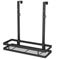 thumbnail image 1 of Shower Caddy Hanging Shelf with Hooks Suction Cups Stainless Steel Hanging Door Shower Rack Rustproof Hanging Shower Caddy Rack No Drilling Heavy Duty Door Hook Shelf for Bathroom Shampoo, 1 of 10
