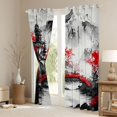 thumbnail image 3 of Castle Fairy Scenery Blackout Curtains Set of 2 (52x84 Each),Japanese Window Curtains, 3 of 6