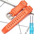 thumbnail image 5 of Correa de reloj de repuesto de resina adecuada para Casio Pro trek Prg 260 250 500 550 PRW 2500 3500 5100 Correa de hombre de 18 mm Accesorio de reloj, 5 of 5