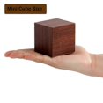 thumbnail image 2 of Brown Wooden Digital Alarm Clock with Touch and Sound Control for Travel and Desk Use, 2 of 5