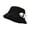 Black, variant on Unisex Adult Panda Bucket Hat with 3D Plush Figures Warm Sherpa Fleece Fisherman Cap for Winter Outdoor Travel Fashion Headwear Everyday Casual Apparel Accessory