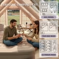 thumbnail image 5 of 8-10 Person 420D Oxford Tent + Canopy + Floor Mat, 5 of 11