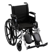 Nova MedicalProducts Healthcare 16" Lightweight Wheelchair with Desk Arms and Elevating Leg Rests