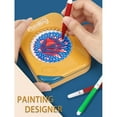 thumbnail image 6 of Kids Drawing Rooler 5 in 1 Educational Toy with Storage Case Geometric Stencil Tool for Art Math Learning Portable Travel Art Set Ages 4+, 6 of 8