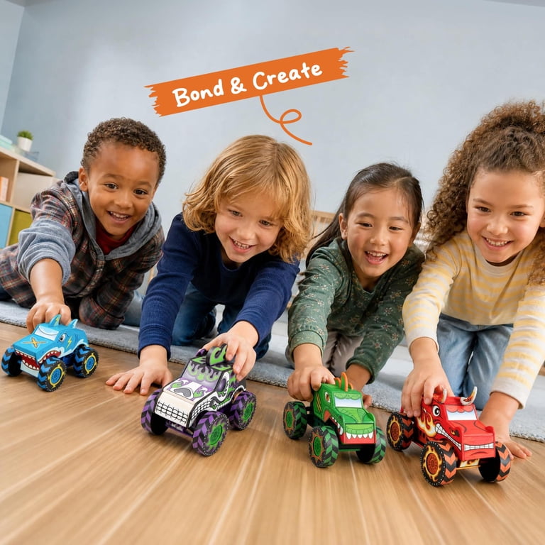 Joyfy Wooden Monster Truck Build & Paint Kit photo 3