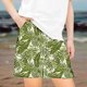 thumbnail image 2 of Odeerbi 5-14 Años Niños Niñas Pantalones Cortos de Estampado Tropical Hawaiano Pantalones de Baño En Seco Rápido Pantalones Cortos de Tabla de Playa Pantalones Cortos Deportivos, 2 of 5