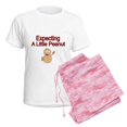 thumbnail image 6 of CafePress - Expecting A Little Peanut Pajamas - Women's Short Sleeve Print T-Shirt and Pants Light Cotton Pajama Set, 6 of 7