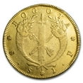 thumbnail image 2 of 1822 Colombia JF Bogota Gold 8 Escudos XF (H Counterstamp), 2 of 2