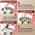 thumbnail image 4 of Batidora de Pedestal Planetaria Honinst 10 Velocidades Uso Doméstico Tazón de 4QT, 4 of 8