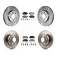 thumbnail image 1 of Transit Auto Front Rear Disc Brake Rotors and Ceramic Pads Kit for Car 2005-2006 Toyota Camry Base LE Vehicles Manufactured In Japan K8T-101095, 1 of 2