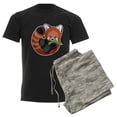 thumbnail image 6 of CafePress - Redpanda Men's Dark Pajamas - Men's Dark Loose Fit Cotton Pajama Set, 6 of 7