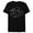Black, variant on Minnie Mouse Line Drawing Family Trip Vacation - Short Sleeve Blended T-Shirt for Adults - Customized-Black