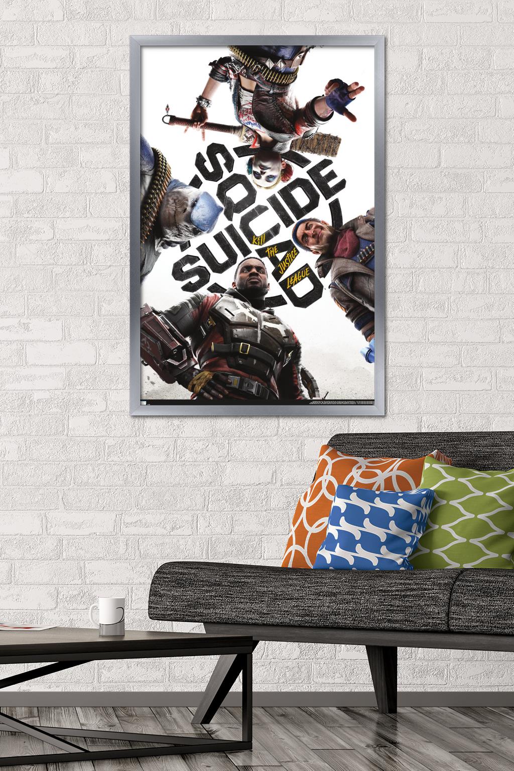 DC Comics Suicide Squad: Kill The Justice League - Key Art Wall Poster, 22.375" x 34" Framed